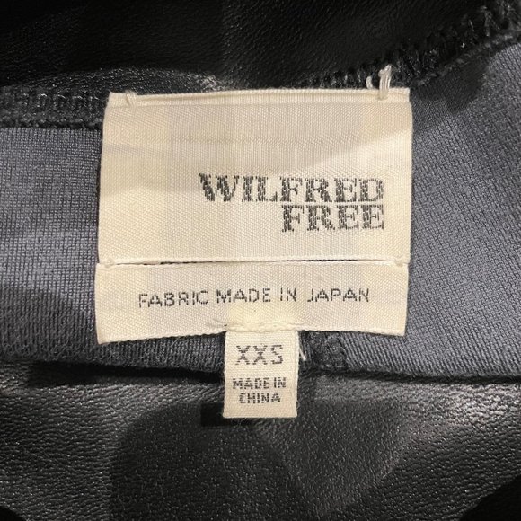 Wilfred Free Vegan Leather Daria Pants Size XXS - Picture 2 of 3